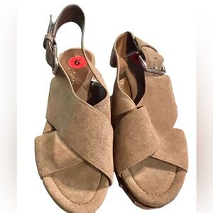 Donald Pliner Women's Brown Suede Sandals